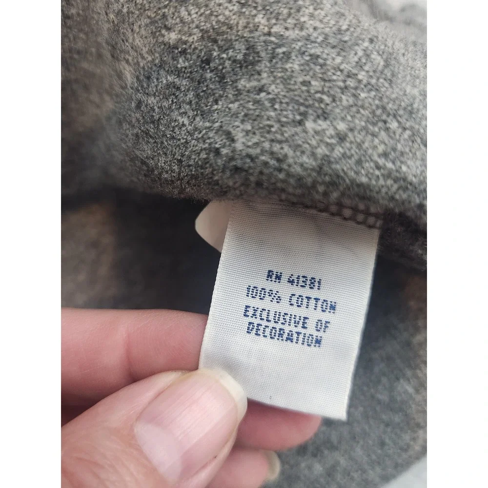 Polo Ralph Lauren Quarter Zip Sweater Mens L Gray Heather Knit Mock Neck